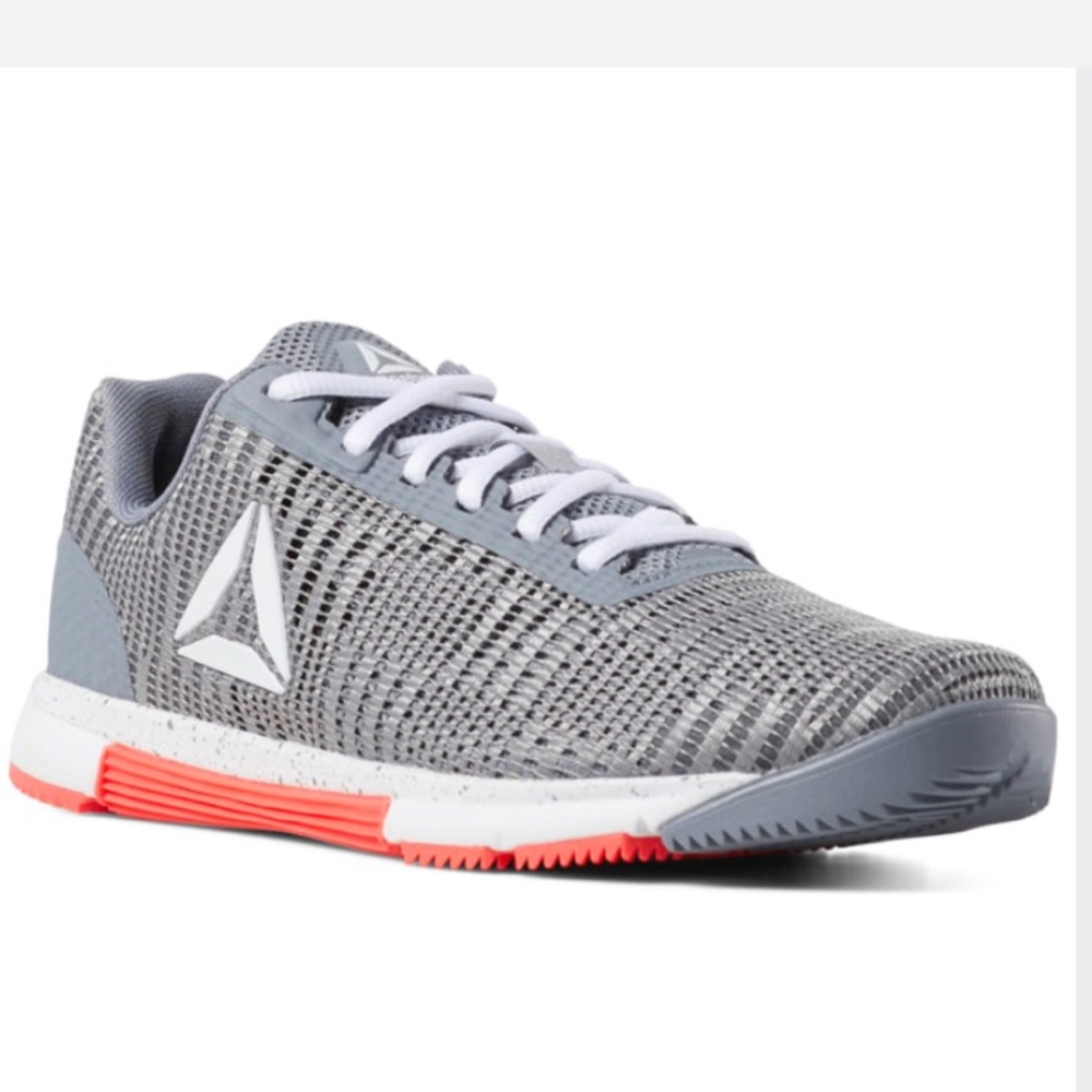 Reebok Speed TR Weave - Cold Grey/White/Neon Red
